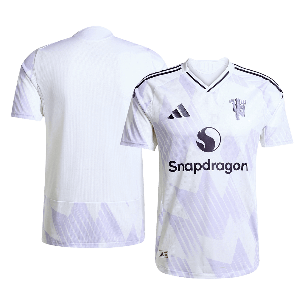 Soccer Kits Authentic Manchester United Away Soccer Jersey 2025/26 White