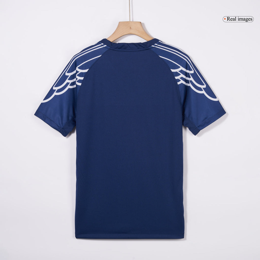 Maillot de football O. DEMBÉLÉ #10 PSG Extérieur 2024/25 Bleu marine - UCL