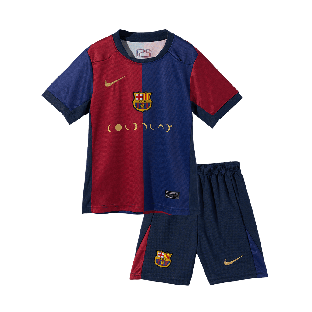 Kits de fútbol para niños del Barcelona, ​​kits de fútbol personalizados para el hogar 2024/25