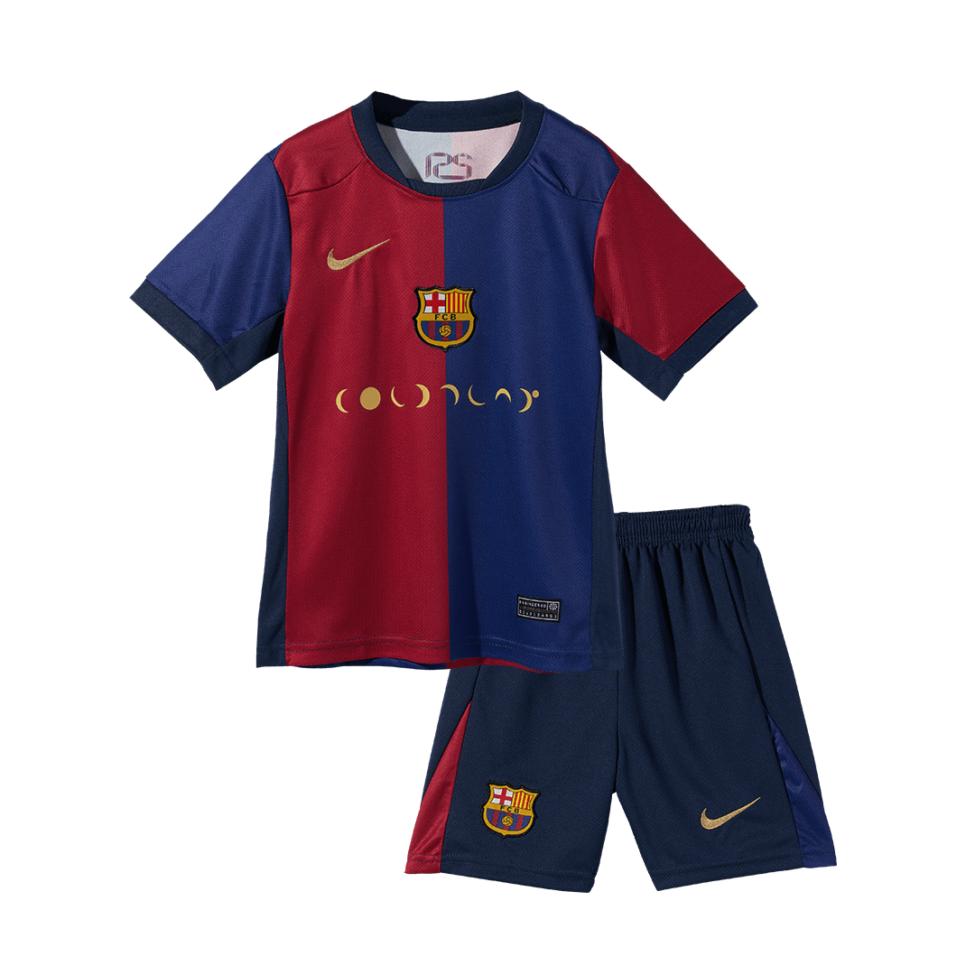 Kits de fútbol para niños del Barcelona, ​​kits de fútbol personalizados para el hogar 2024/25