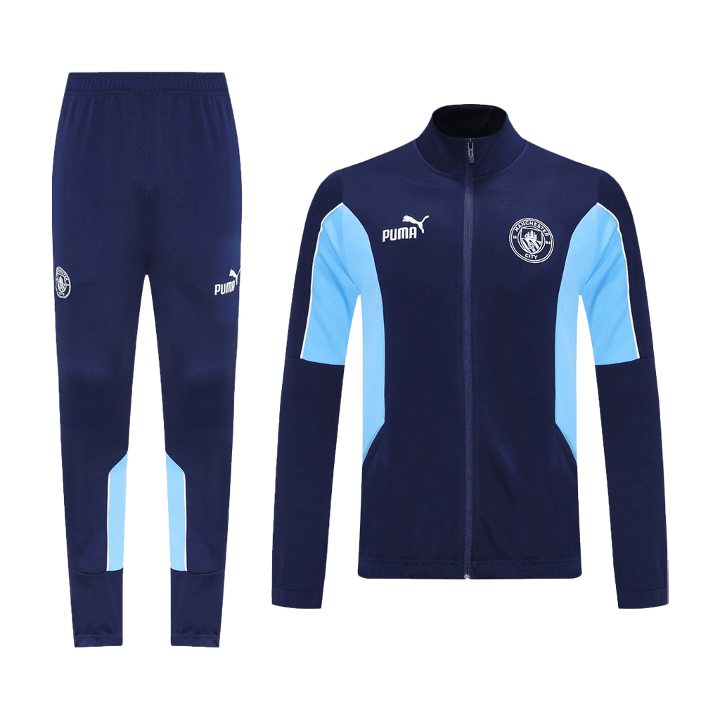 Soccer Kits 25/26 Manchester City Training Jacket Kit(Jacket+Pants) Navy
