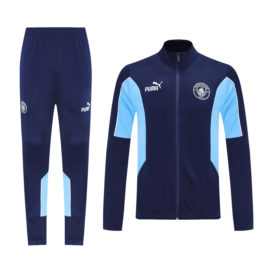 Soccer Kits 25/26 Manchester City Training Jacket Kit(Jacket+Pants) Navy