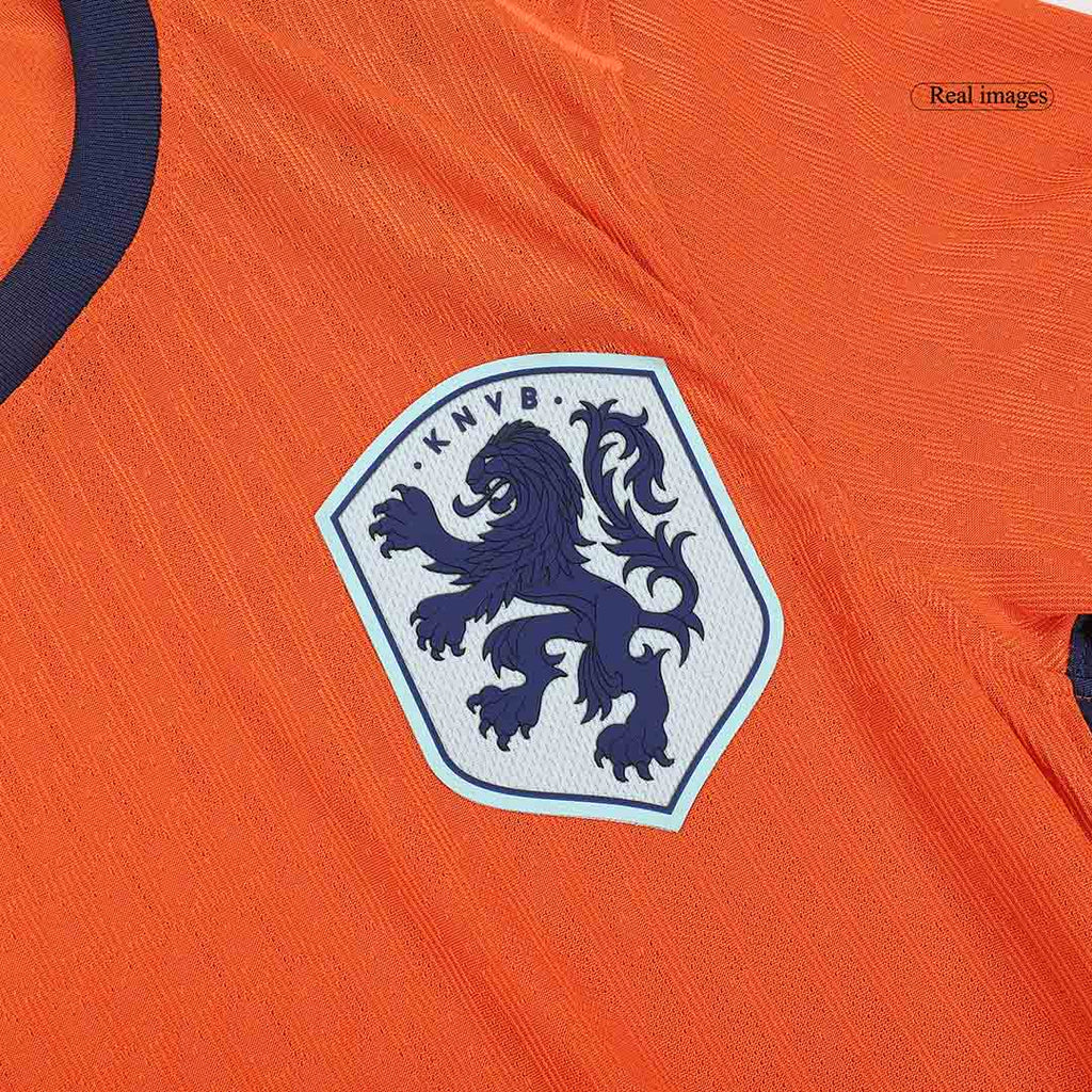 Soccer Kits Authentic Netherlands Home Soccer Jersey Euro 2024