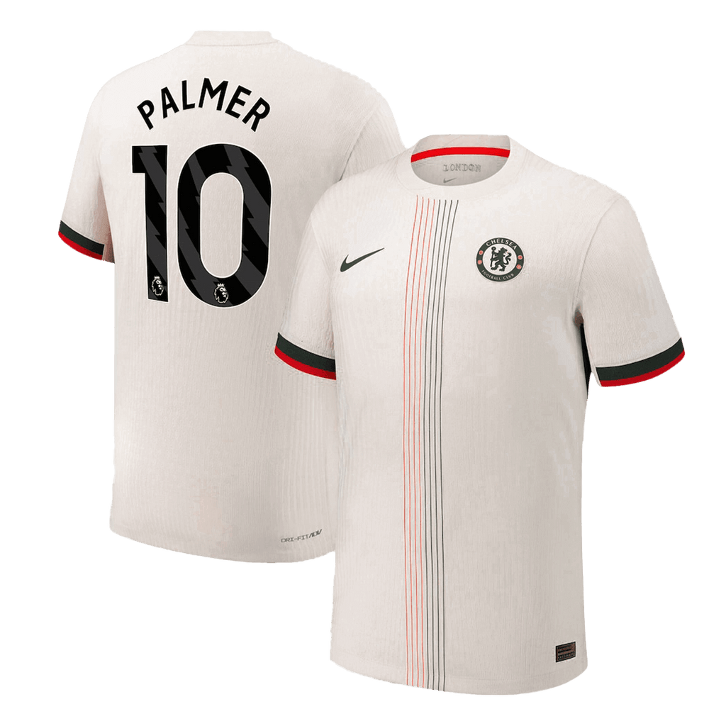 Soccer Kits Authentic PALMER #10 Chelsea Away Soccer Jersey 2025/26 White