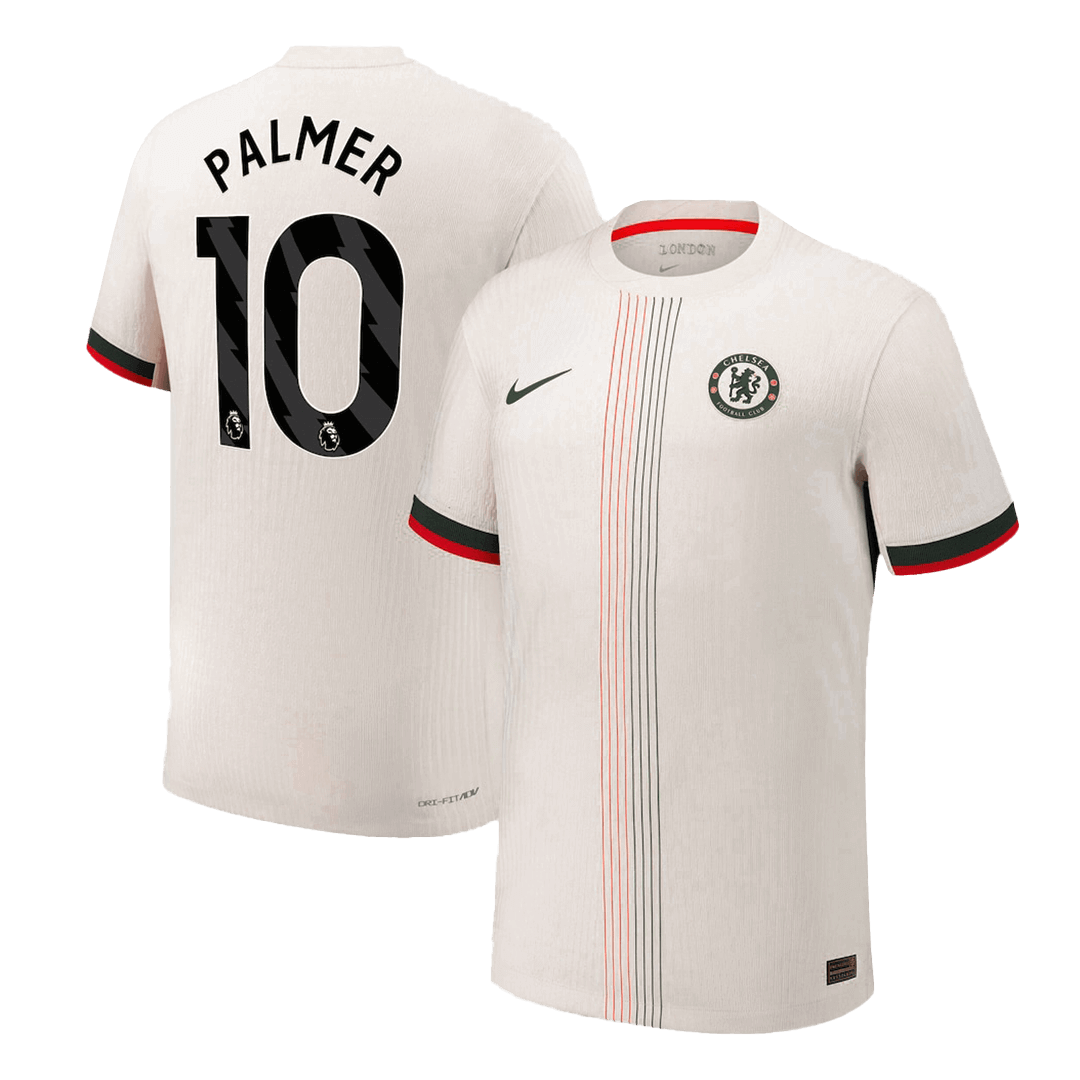 Soccer Kits Authentic PALMER #10 Chelsea Away Soccer Jersey 2025/26 White