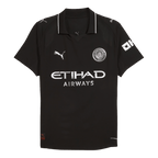 Soccer Kits Authentic HAALAND #9 Manchester City Away Soccer Jersey 2025/26 Black