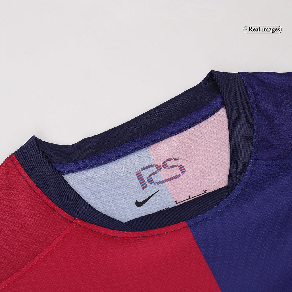 Soccer Kits Barcelona Home Long Sleeve Football Shirt 2024/25