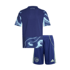 Camiseta de visitante del Ajax para niños (camiseta y pantalón corto) 2025/26, azul marino
