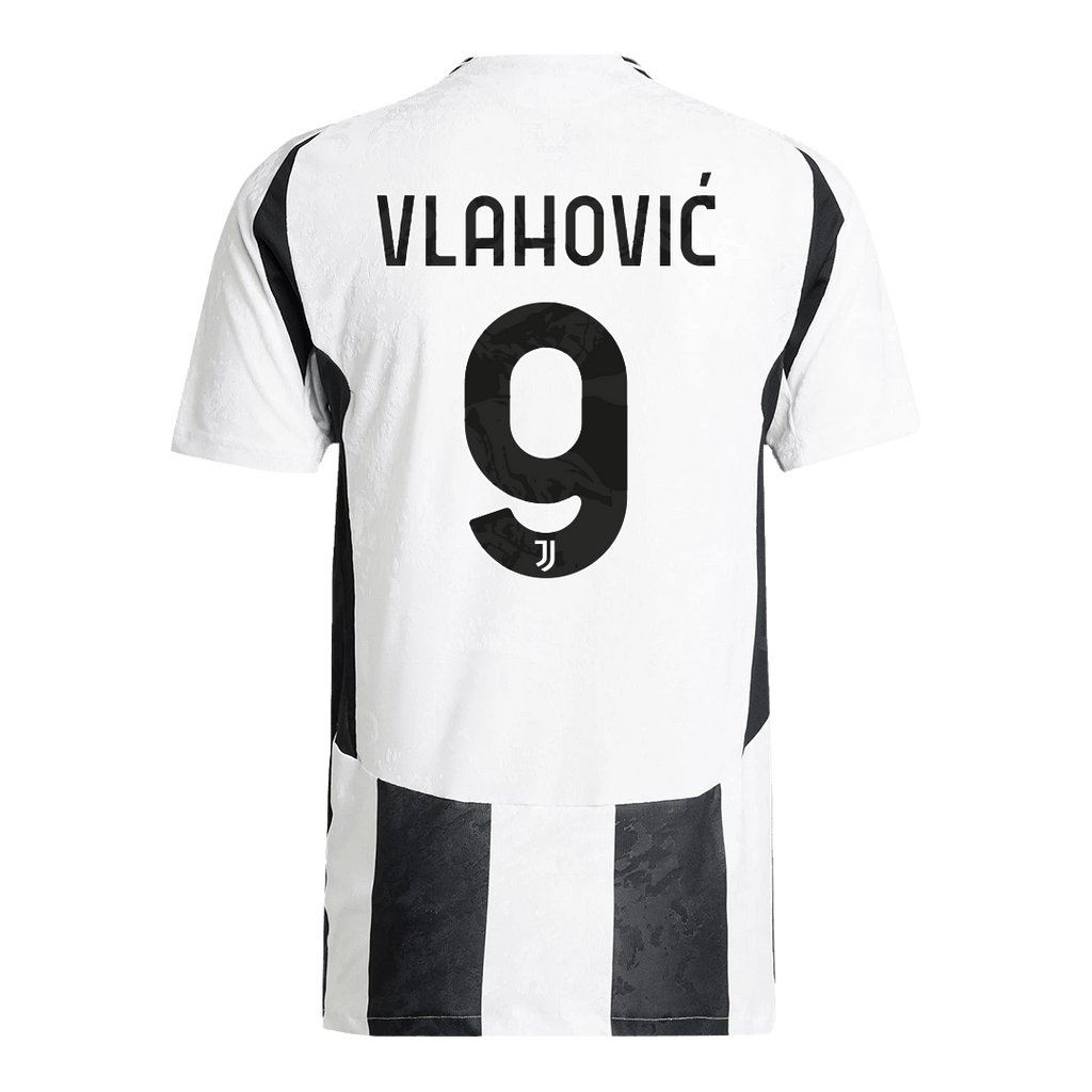 Soccer Kits Authentic  VLAHOVIĆ  #9 Juventus Home Soccer Jersey 2024/25 - Save The Children Sponsor