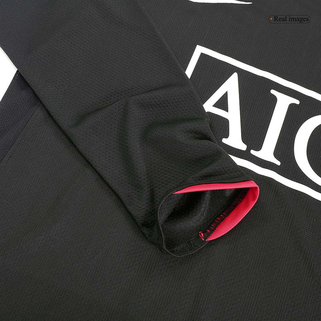 Maillot de football rétro à manches longues Manchester United 2007/08