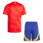 Camiseta de fútbol de España (camiseta y pantalón corto) para la Eurocopa 2024