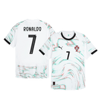 Soccer Kits Authentic RONALDO #7 Portugal Away Soccer Jersey 2025 White