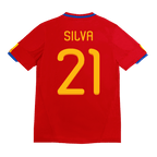 Camiseta de fútbol retro SILVA #21 2010 España local
