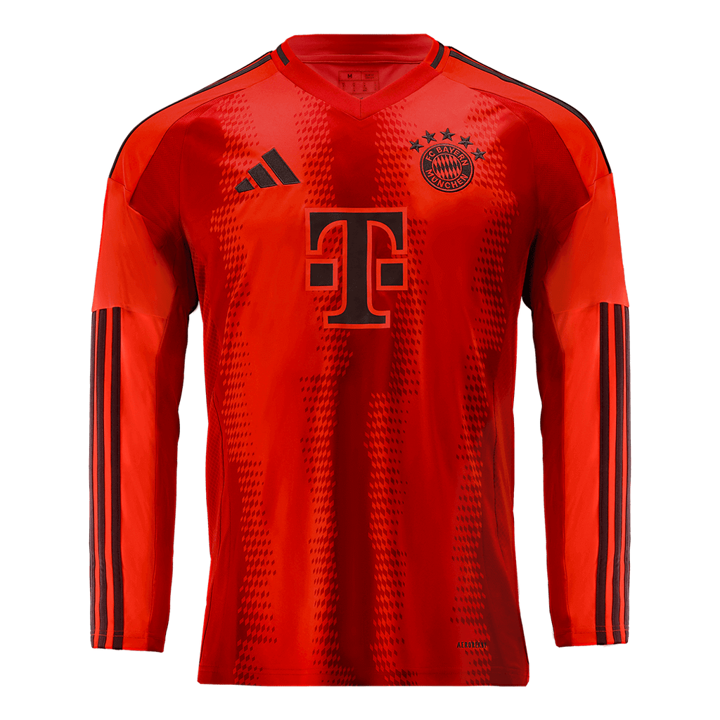 Soccer Kits Bayern Munich Home Long Sleeve Soccer Jersey 2024/25