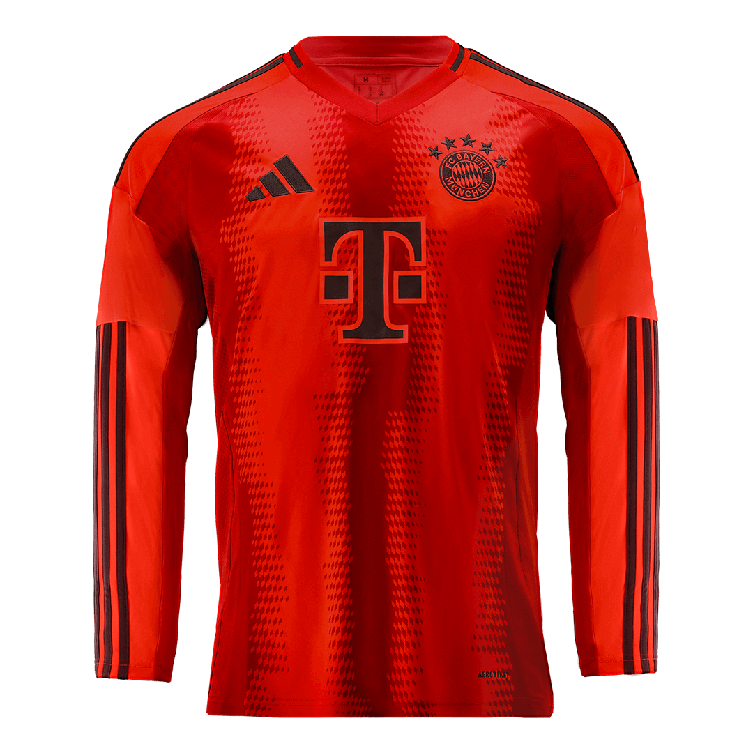 Soccer Kits Bayern Munich Home Long Sleeve Soccer Jersey 2024/25