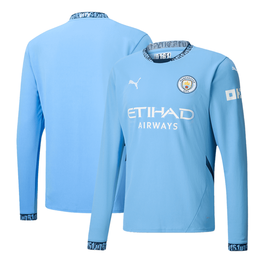 Maillot de football à manches longues Manchester City Domicile 2024/25