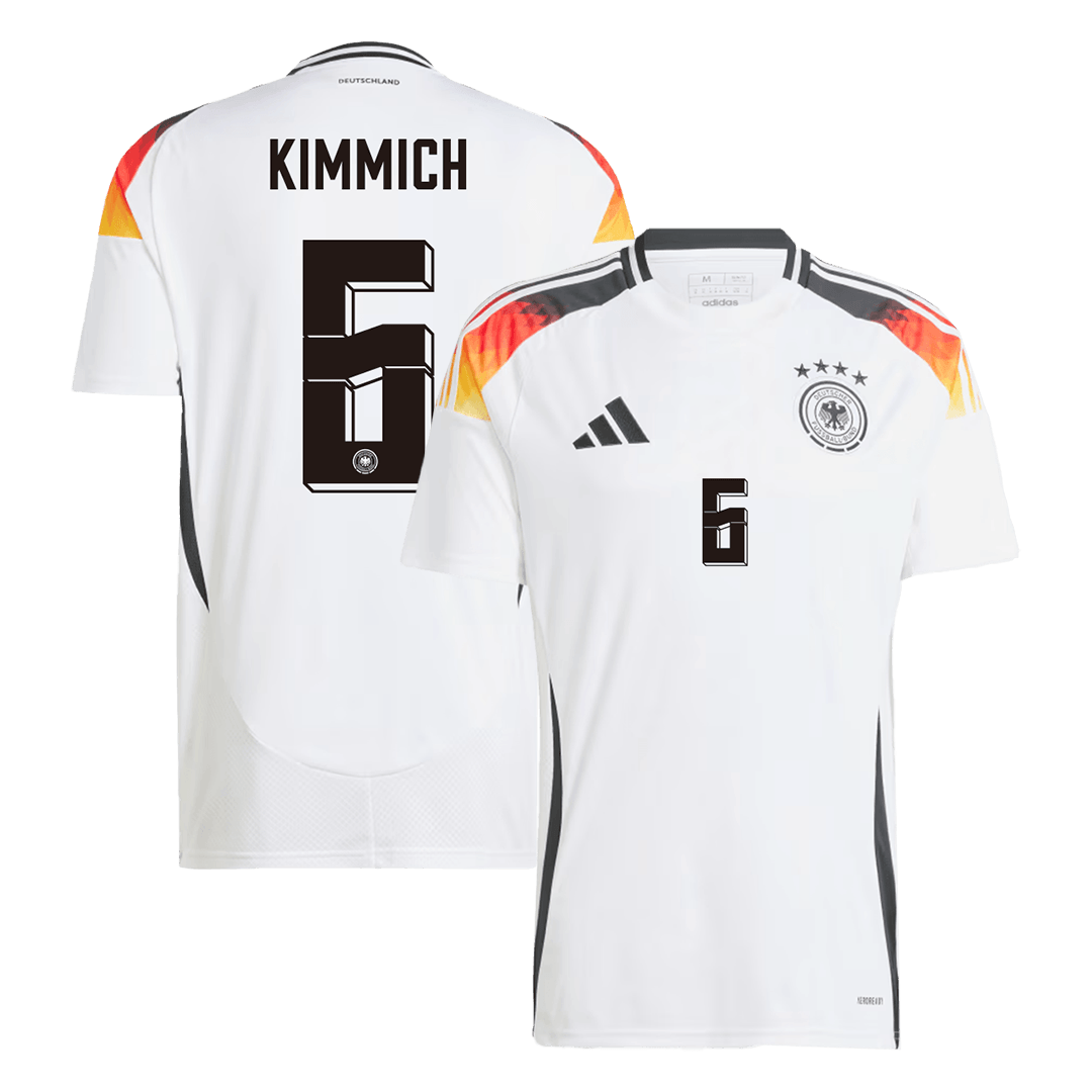Maillot de football domicile Allemagne KIMMICH #6 Euro 2024
