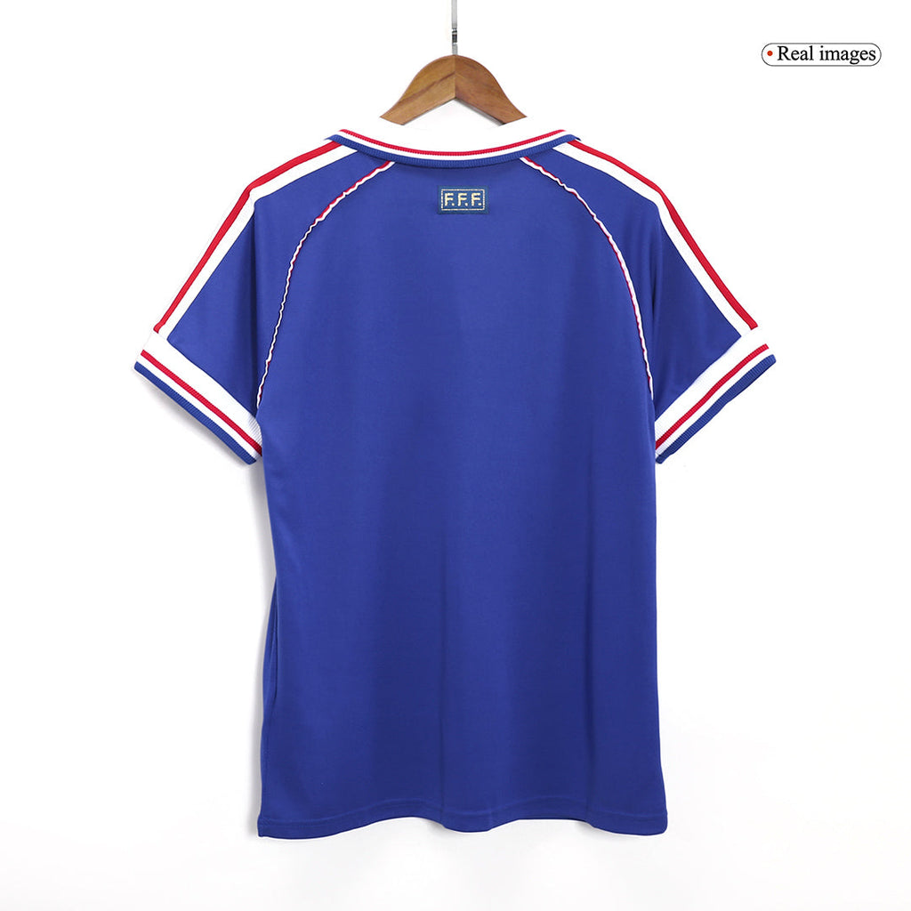 Camiseta de fútbol retro de la Copa Mundial de Francia 1998 (primera equipación) 