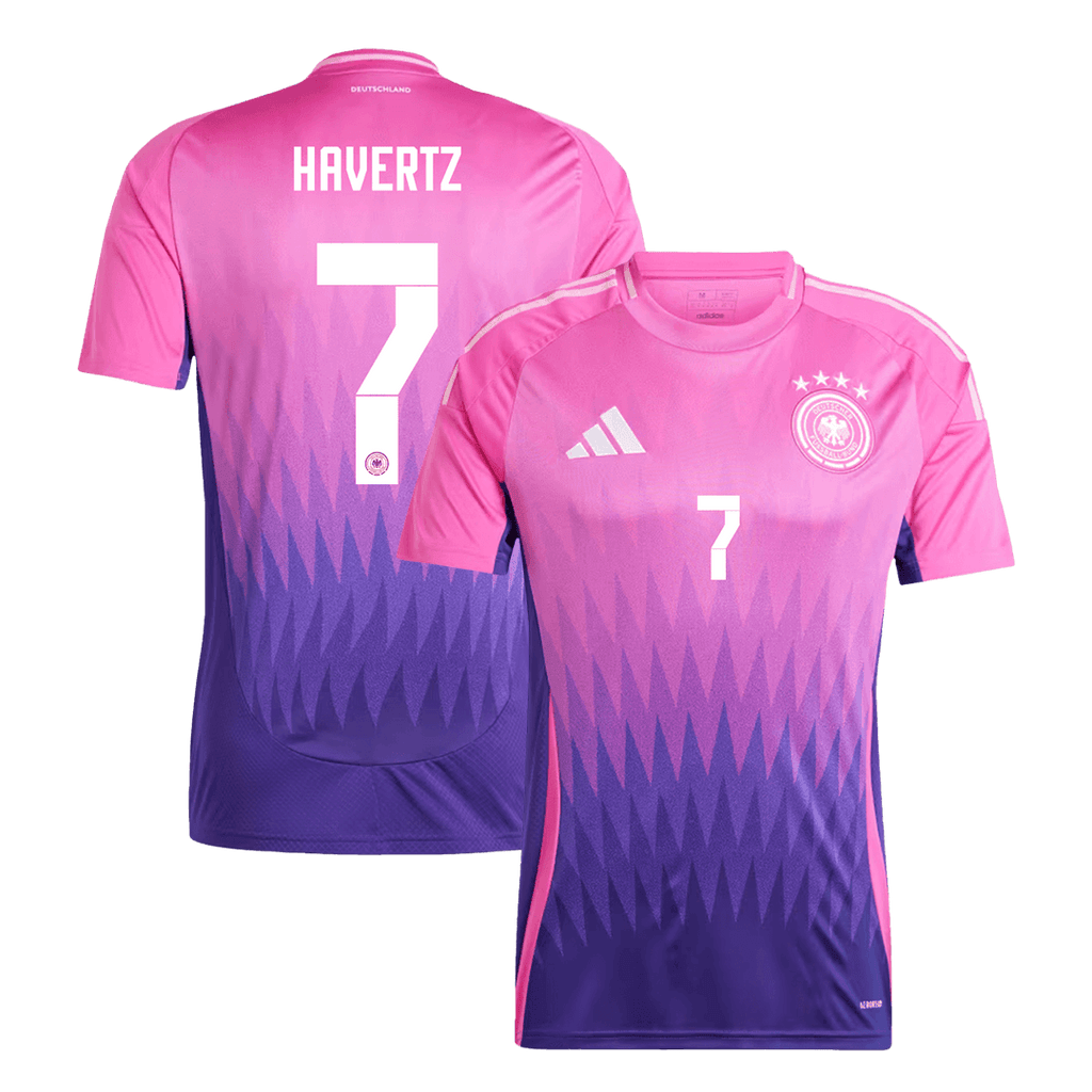 Maillot de football extérieur Allemagne HAVERTZ #7 Euro 2024 