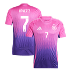Maillot de football extérieur Allemagne HAVERTZ #7 Euro 2024 