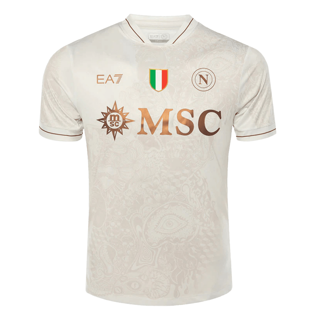 Maillot de football extérieur Naples 2025/26 Sable