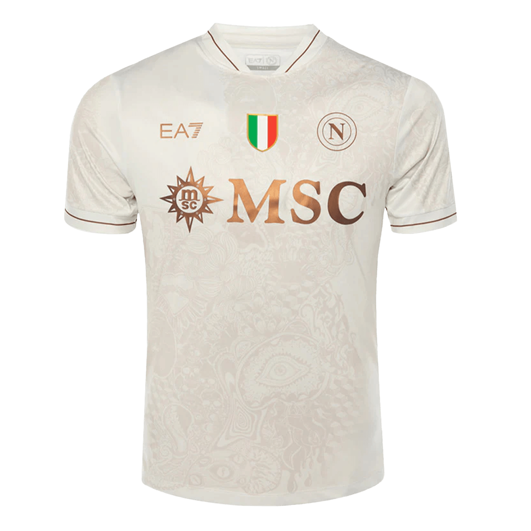Maillot de football extérieur Naples 2025/26 Sable