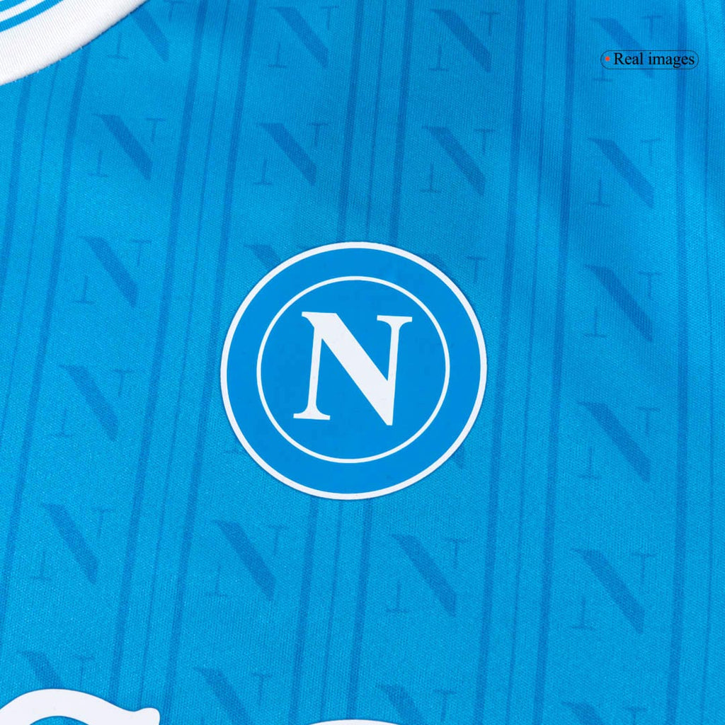 Soccer Kits DE BRUYNE #11 Napoli Home Soccer Jersey 2025/26 Blue
