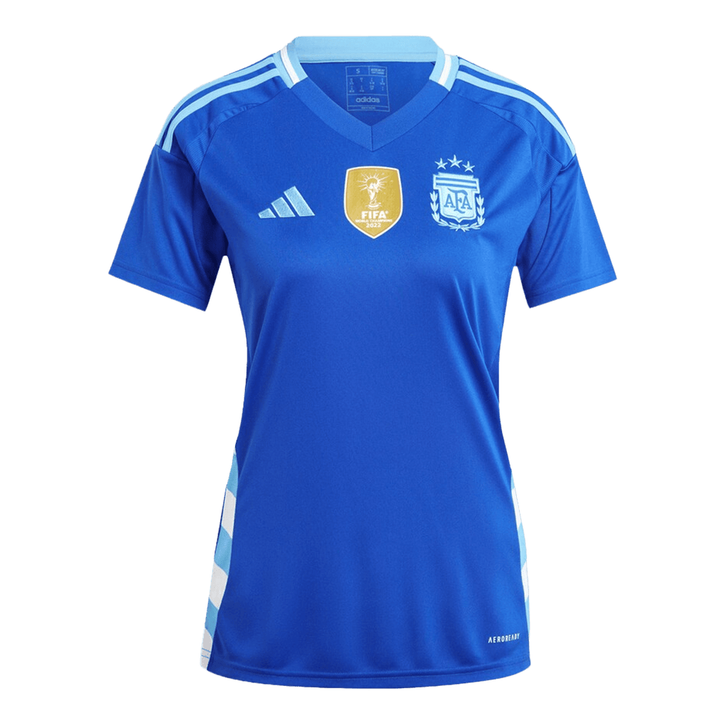 Camiseta de fútbol visitante de Argentina para mujer 2024