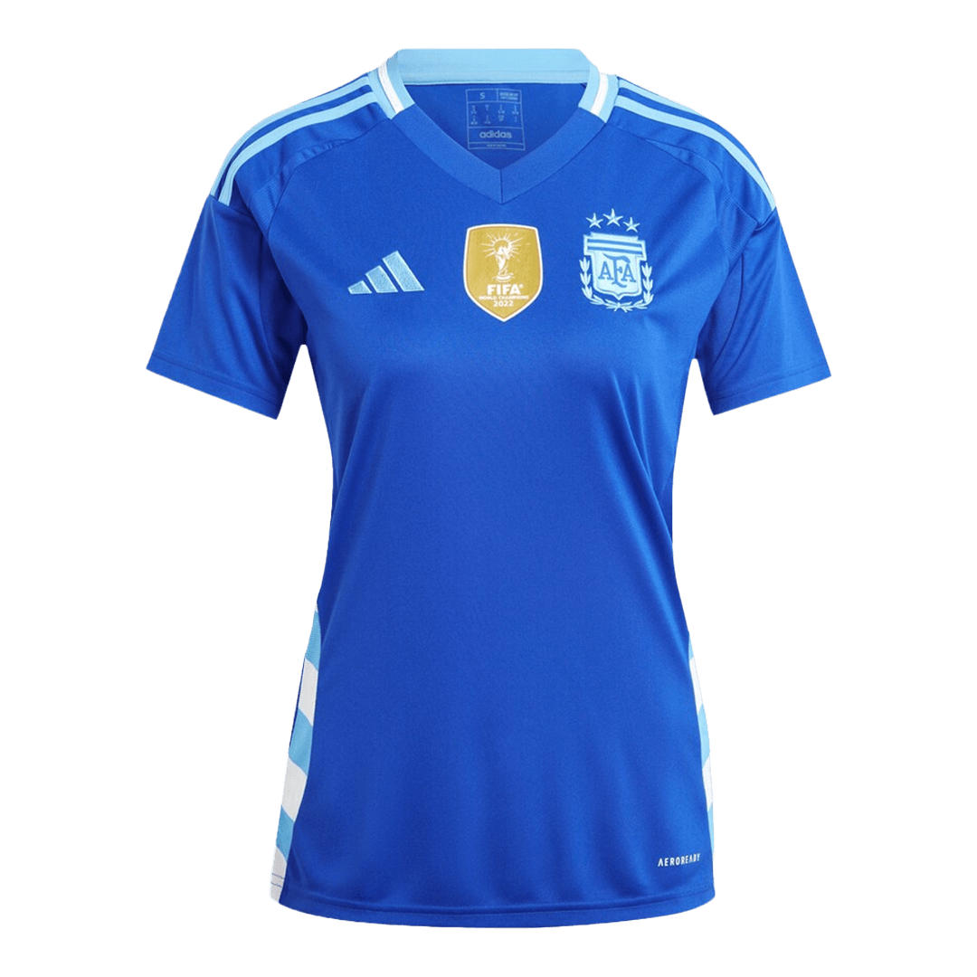 Camiseta de fútbol visitante de Argentina para mujer 2024