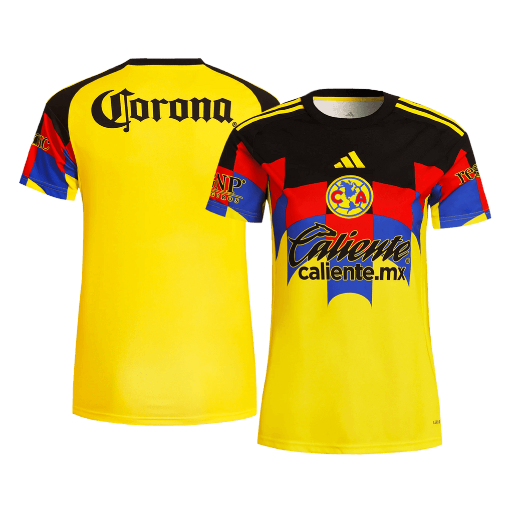 Kits de fútbol Camiseta de fútbol local del Club América para mujer 2025/26 Amarillo