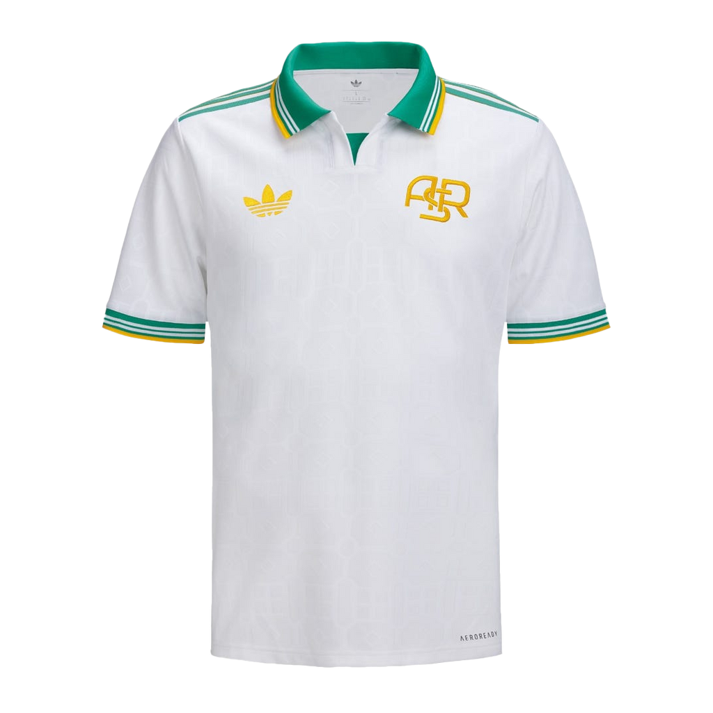 Camiseta de fútbol Roma 2025/26, tercera equipación, visitante, blanca
