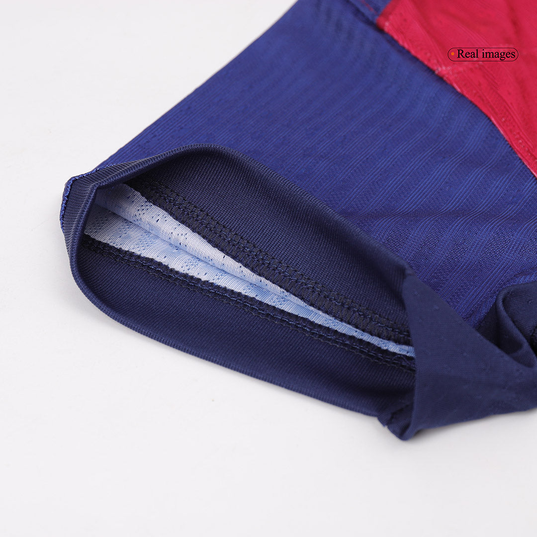 Camiseta de fútbol RAPHINHA #11 Auténtica del Barcelona 2024/25 Rojo y Azul - UCL