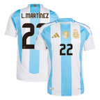 Soccer Kits Authentic L.MARTÍNEZ #22 Argentina Home Soccer Jersey 2024