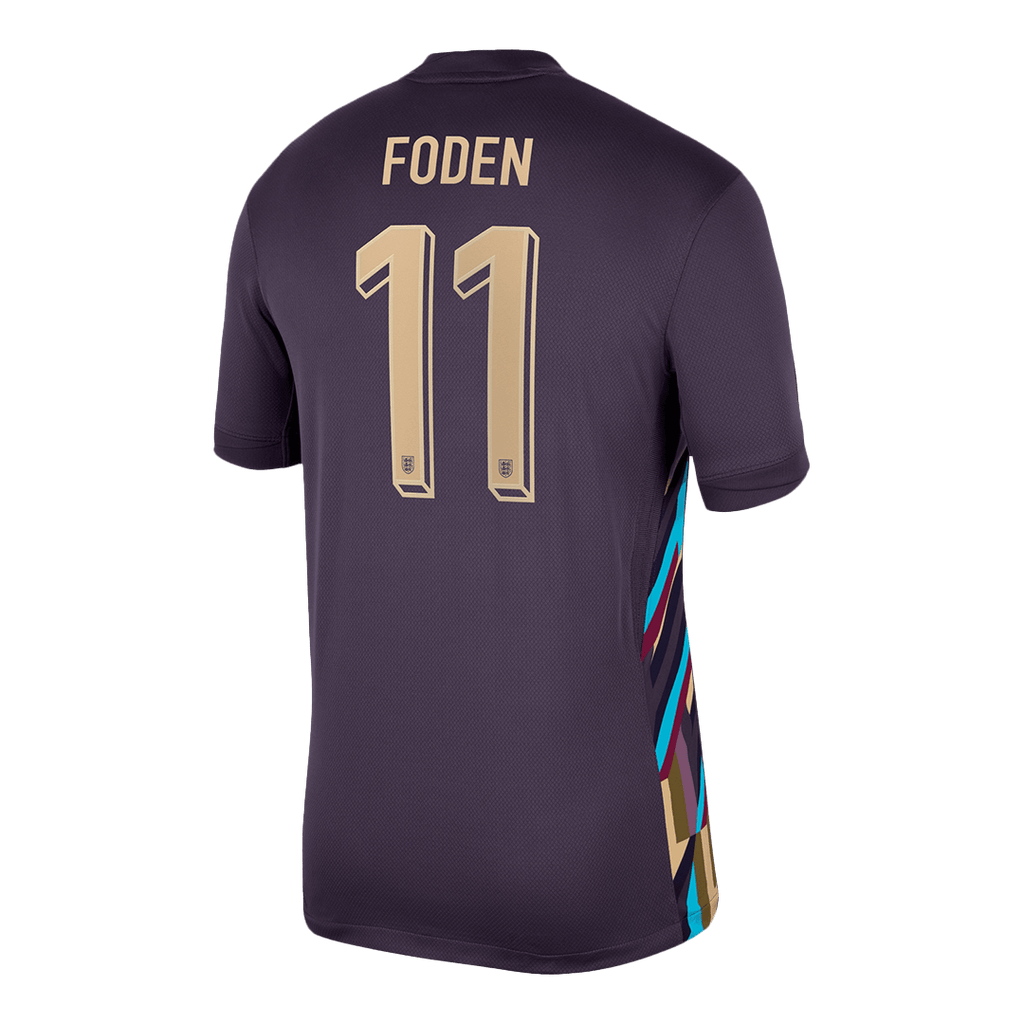 Maillot de football extérieur Angleterre FODEN #11 Euro 2024