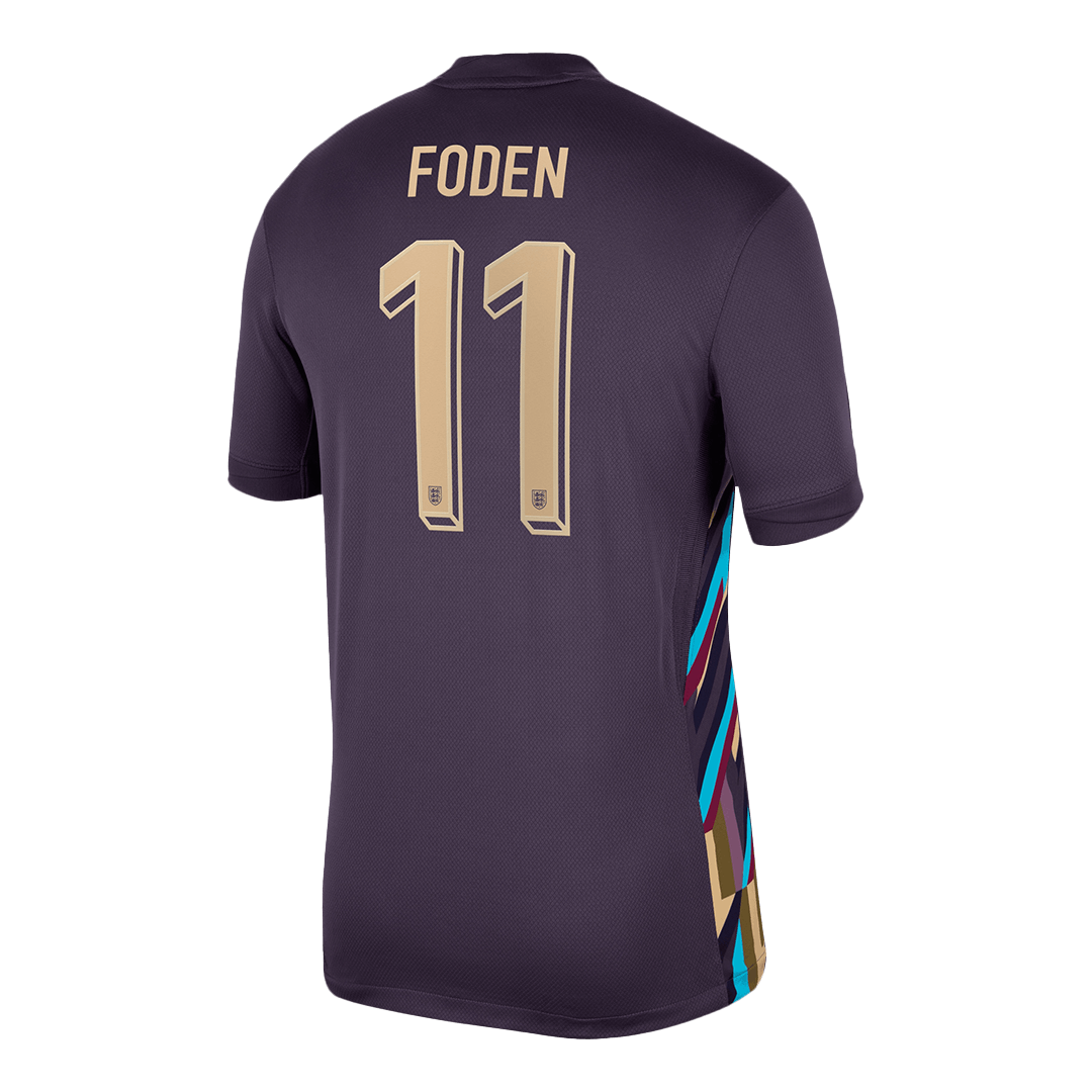 Maillot de football extérieur Angleterre FODEN #11 Euro 2024