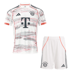 Soccer Kits Bayern Munich Away Soccer Jersey Kit(Jersey+Shorts) 2025/26 White