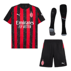 Soccer Kits AC Milan Home Soccer Jersey Kit(Jersey+Shorts+Socks) 2025/26