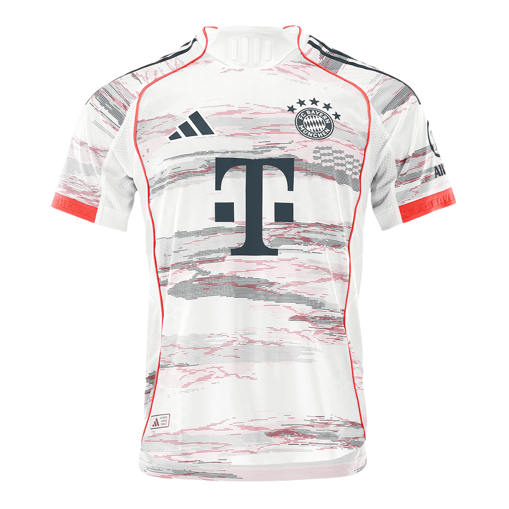 Soccer Kits Authentic  MÜLLER  #25 Bayern Munich Away Soccer Jersey 2025/26 White