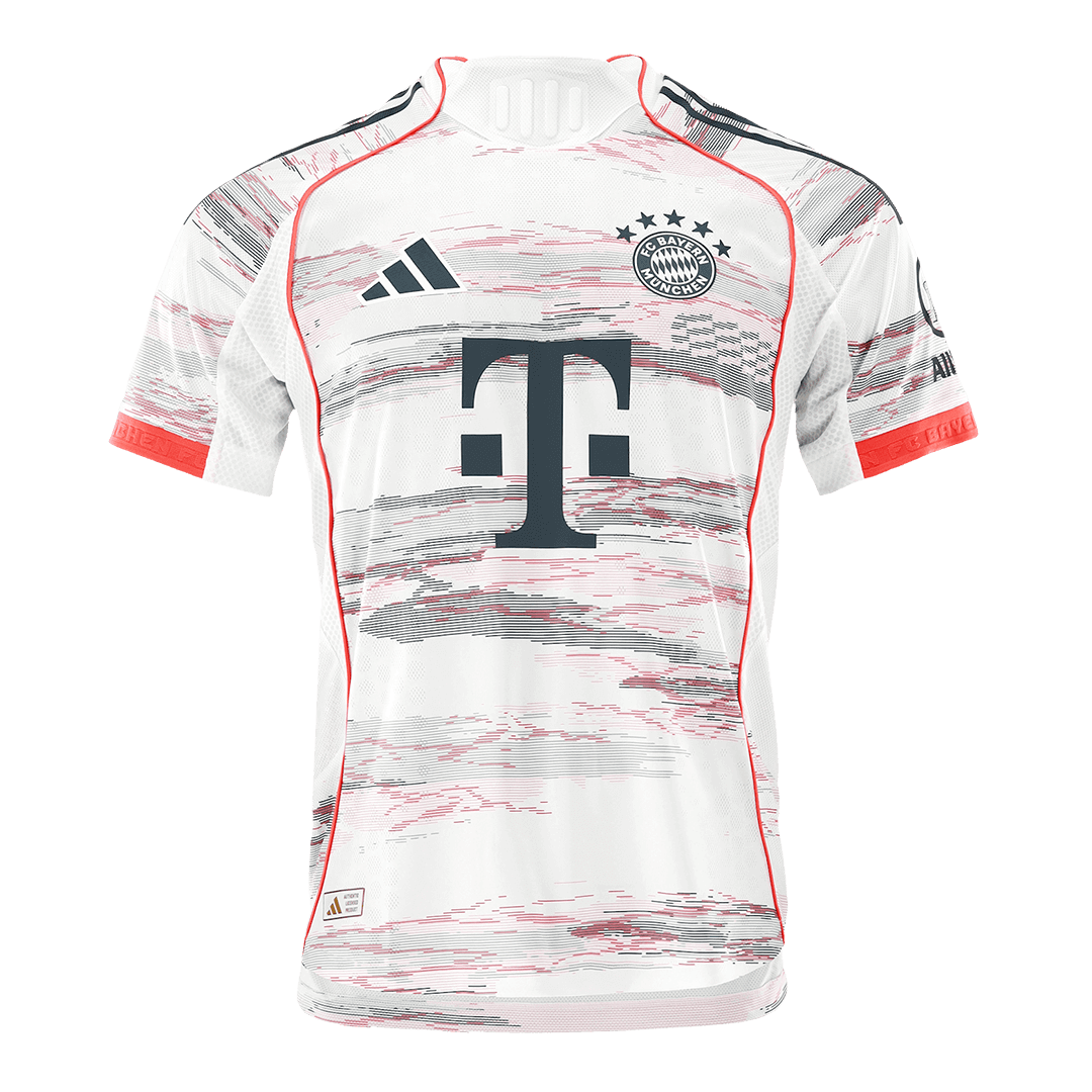 Soccer Kits Authentic  MÜLLER  #25 Bayern Munich Away Soccer Jersey 2025/26 White