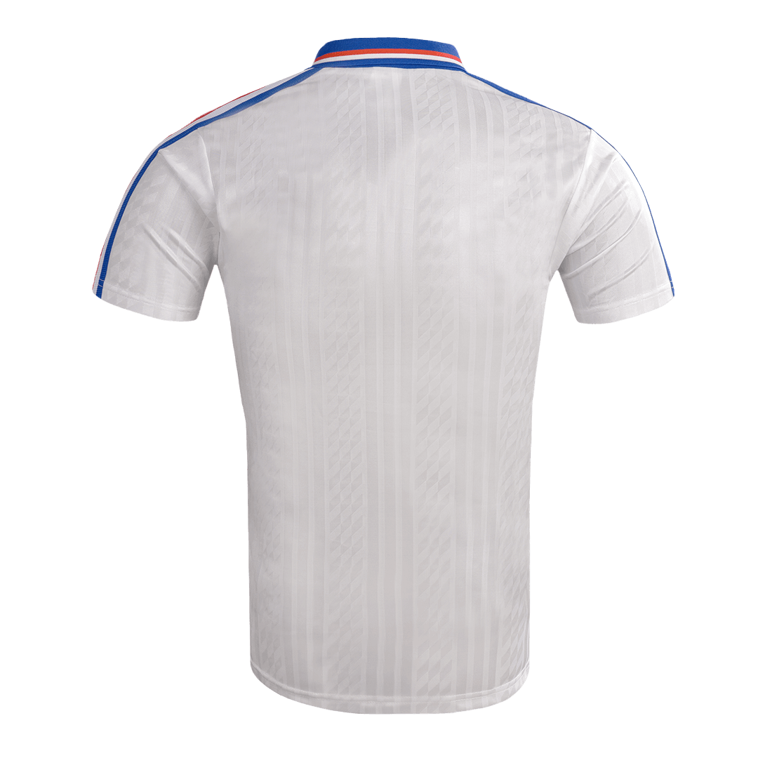 Camiseta de fútbol retro de visitante de Francia 1994