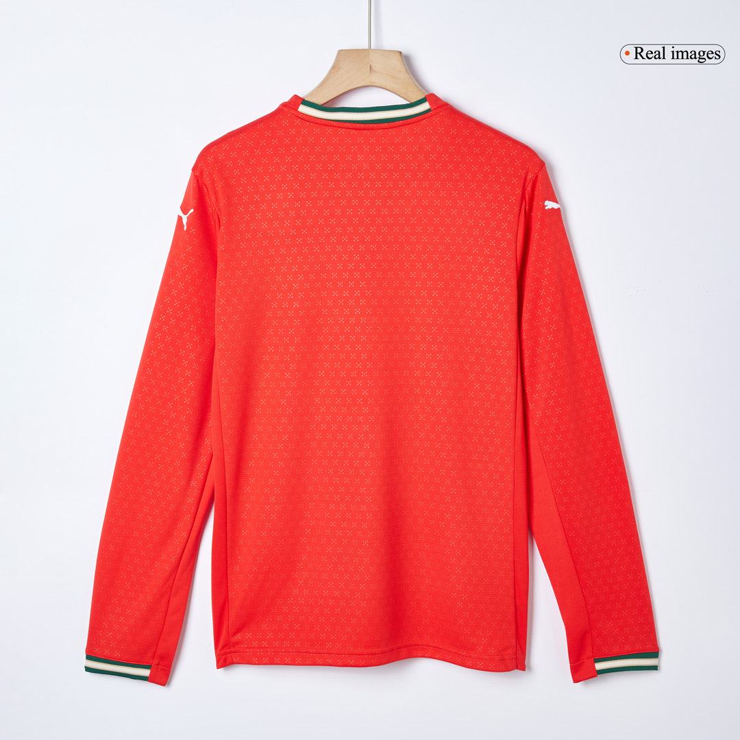 Camiseta de fútbol de manga larga de Portugal 2025 (rojo)