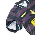 Camiseta de fútbol retro de visitante del Inter de Milán 1997/98