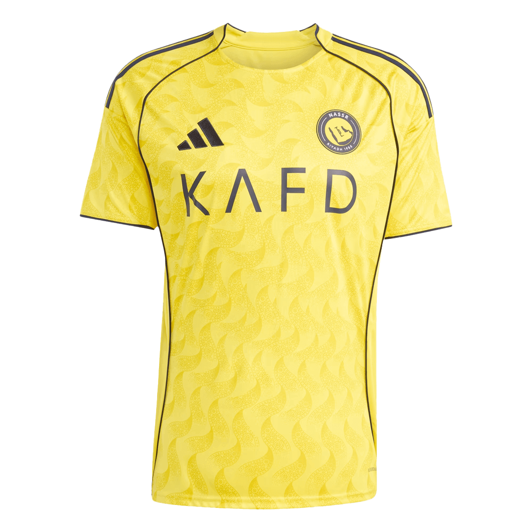 Soccer Kits Al Nassr Home Soccer Jersey 2025/26 Yellow