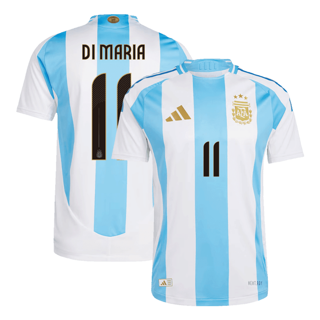 Soccer Kits Authentic DI MARIA #11 Argentina Home Soccer Jersey Copa America 2024