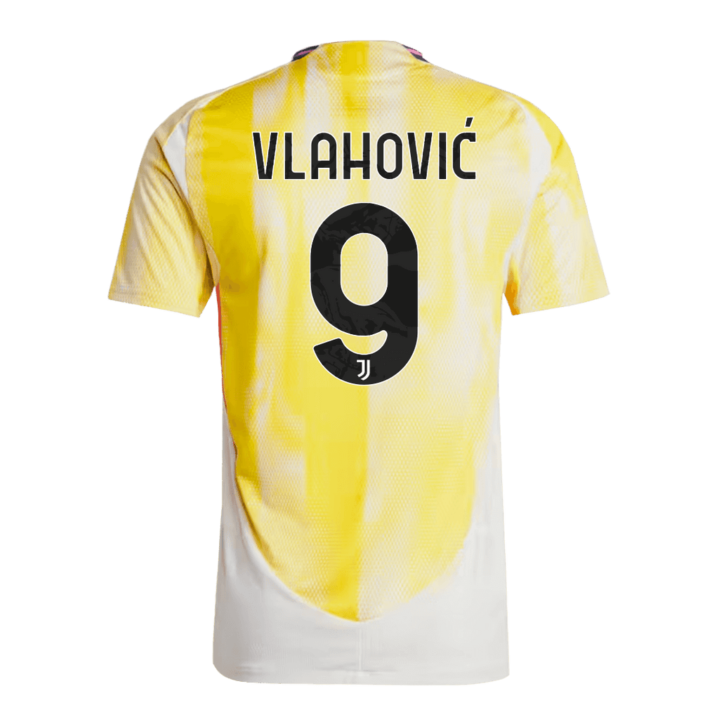 Soccer Kits Authentic  VLAHOVIĆ  #9 Juventus Away Soccer Jersey 2024/25 - Save The Children Sponsor