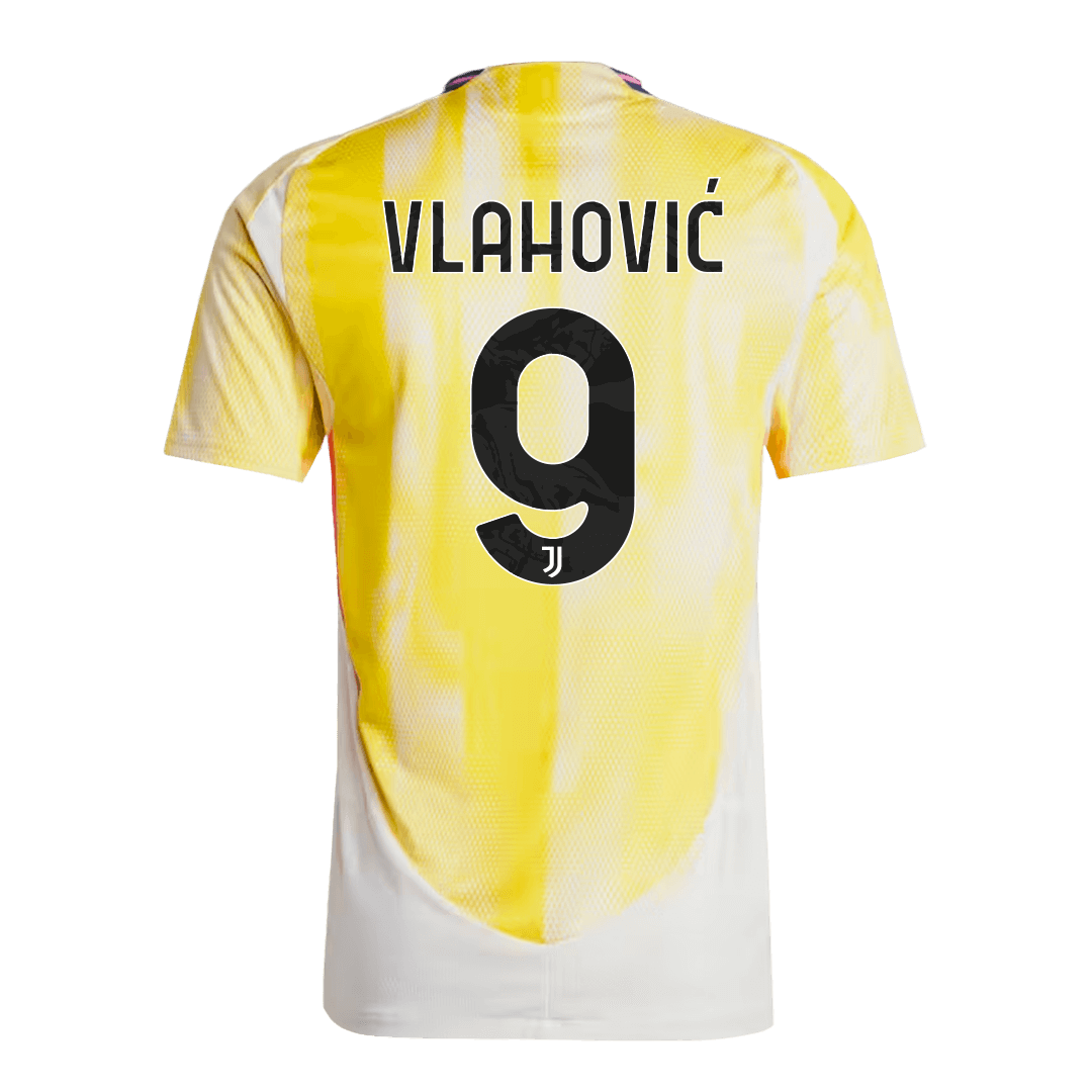Soccer Kits Authentic  VLAHOVIĆ  #9 Juventus Away Soccer Jersey 2024/25 - Save The Children Sponsor