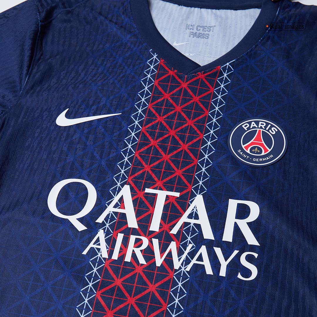 Soccer Kits Authentic MARQUINHOS #5 PSG Home Soccer Jersey 2025/26 Navy