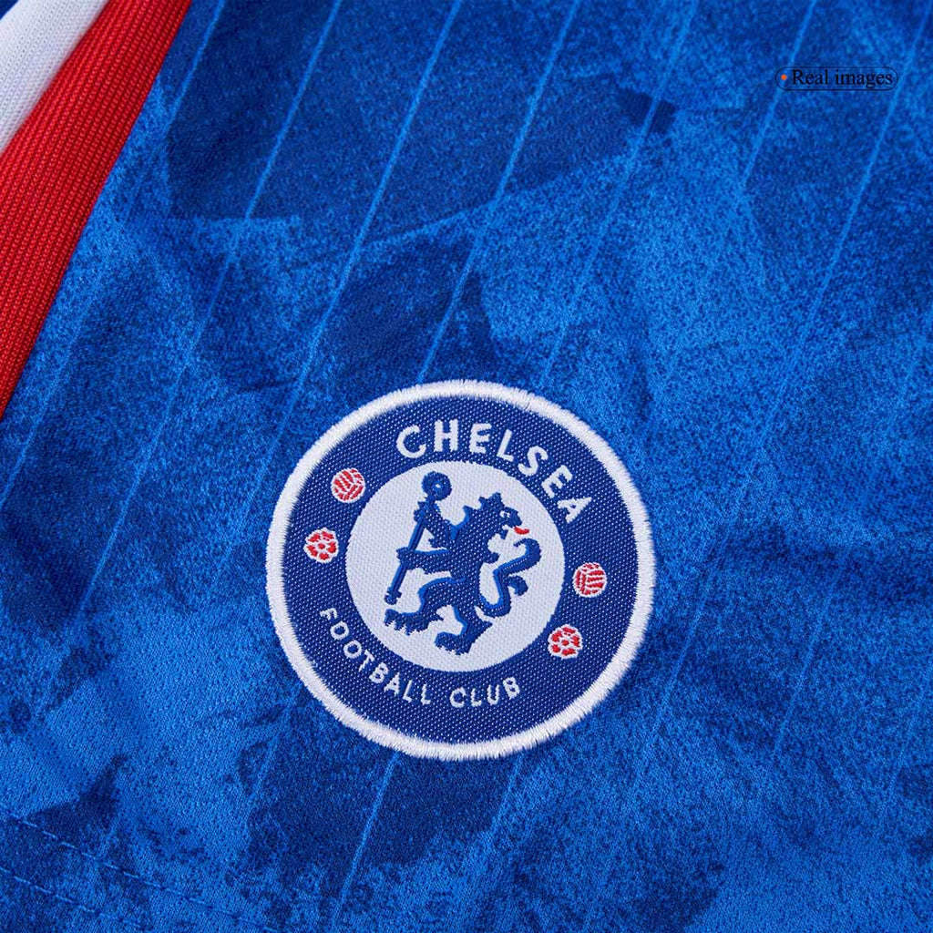 Kit de fútbol para niños: camiseta de local del Chelsea (camiseta, pantalones cortos y calcetines) 2025/26, azul