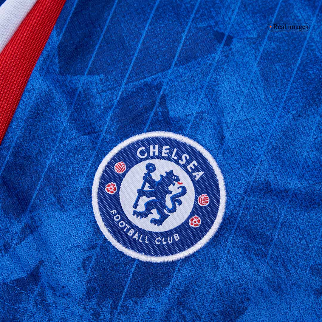 Kit de fútbol para niños: camiseta de local del Chelsea (camiseta, pantalones cortos y calcetines) 2025/26, azul