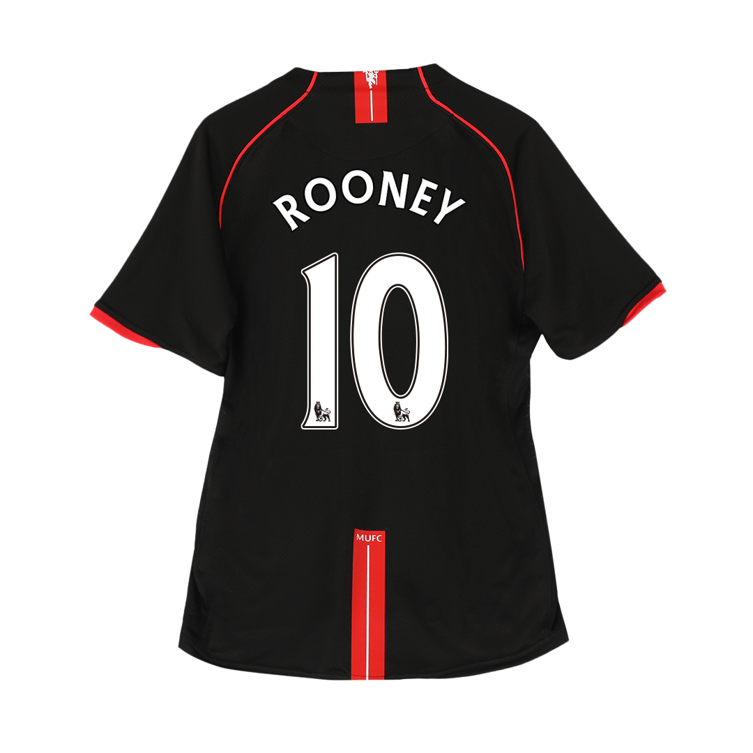 Camiseta de fútbol retro ROONEY #10 2007/08 Manchester United Visitante